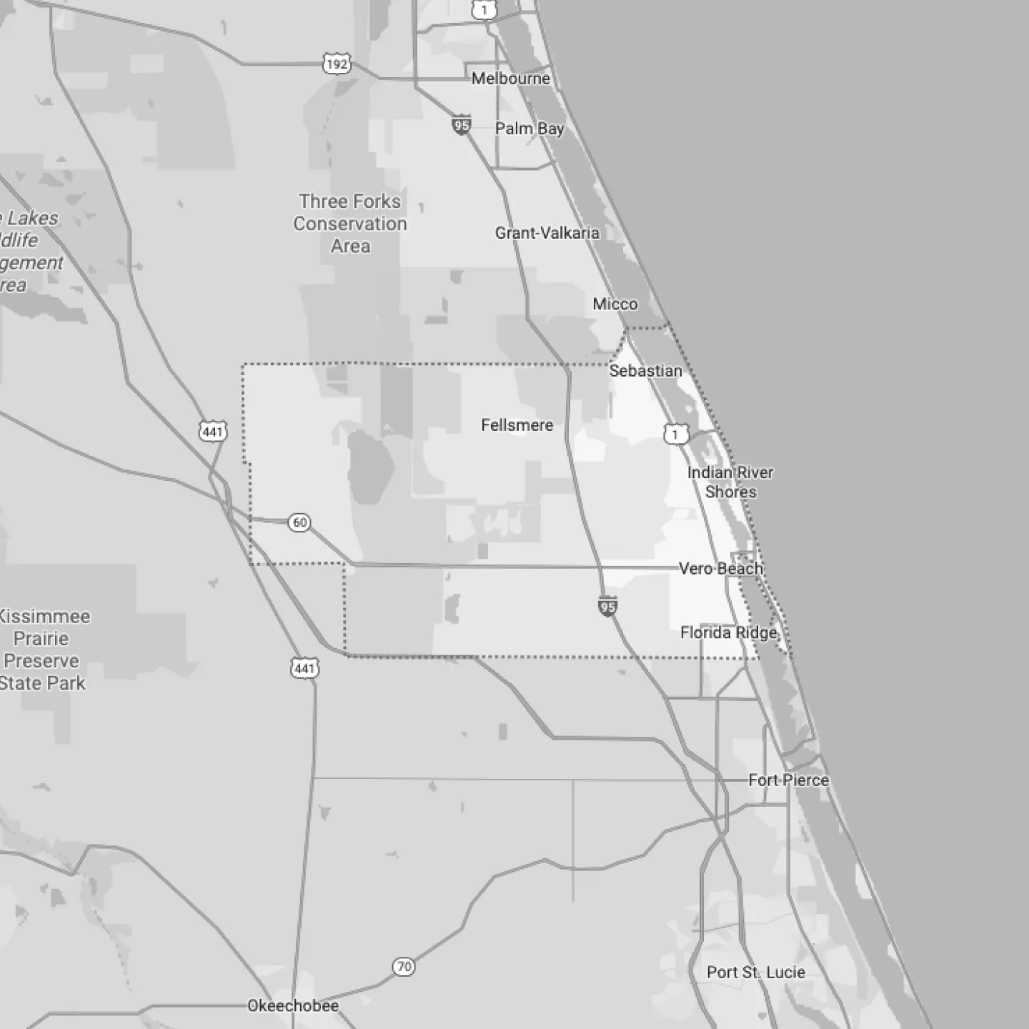 indian river county map