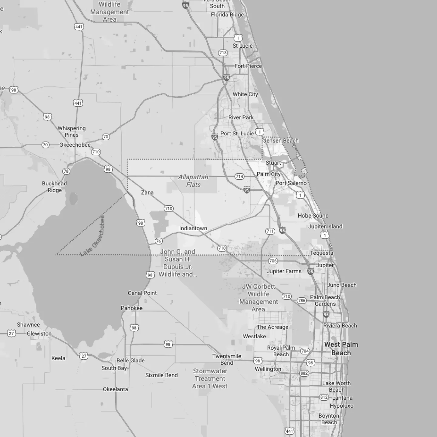 martin county map